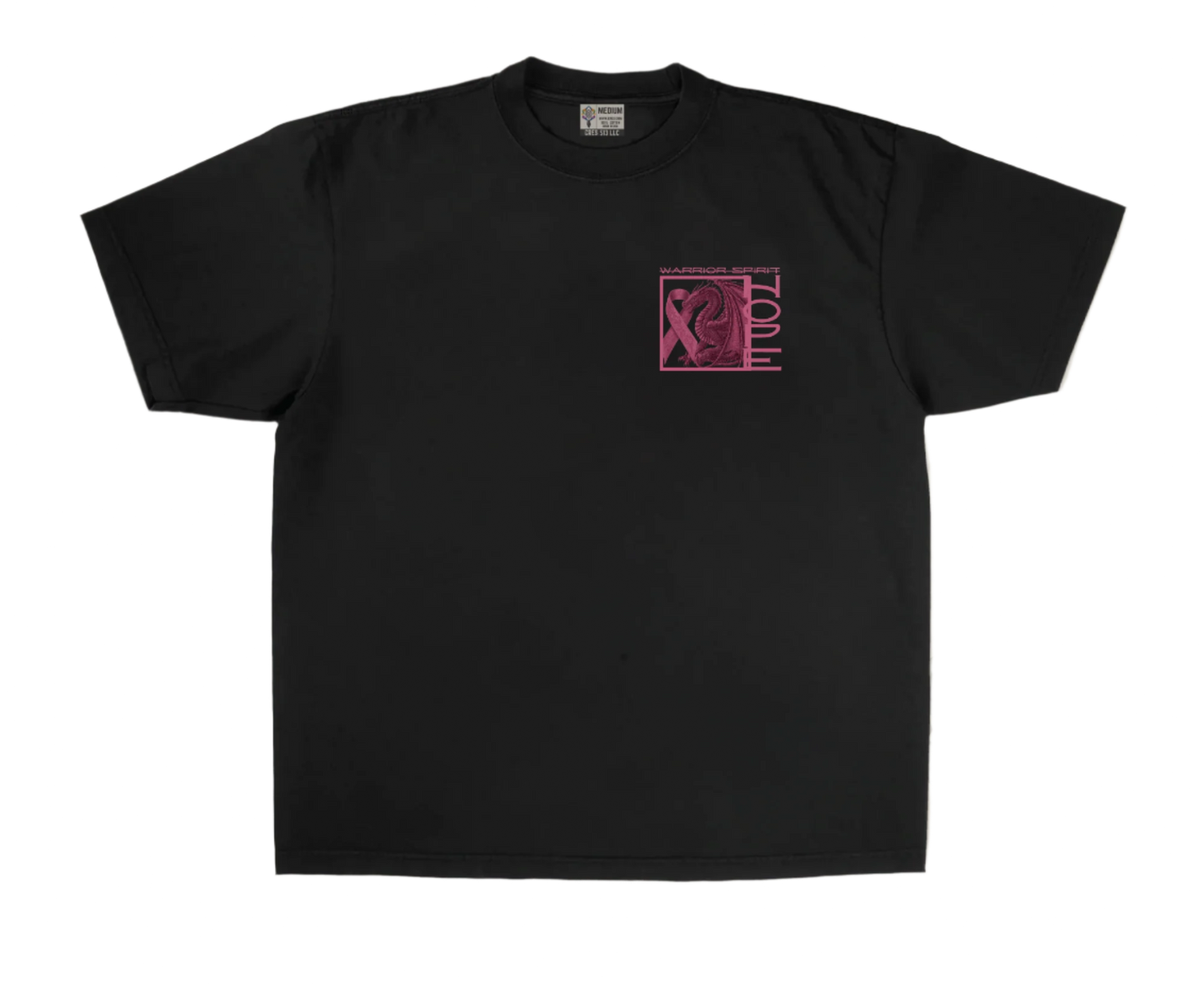Warrior Spirit pocket tee (front/back)