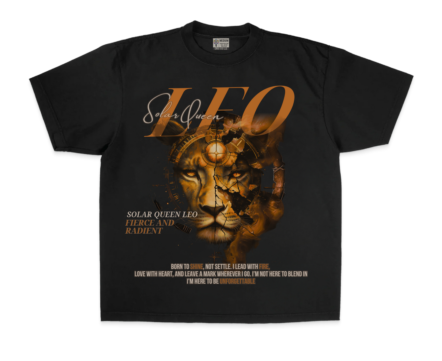 Hers solar queen leo tee