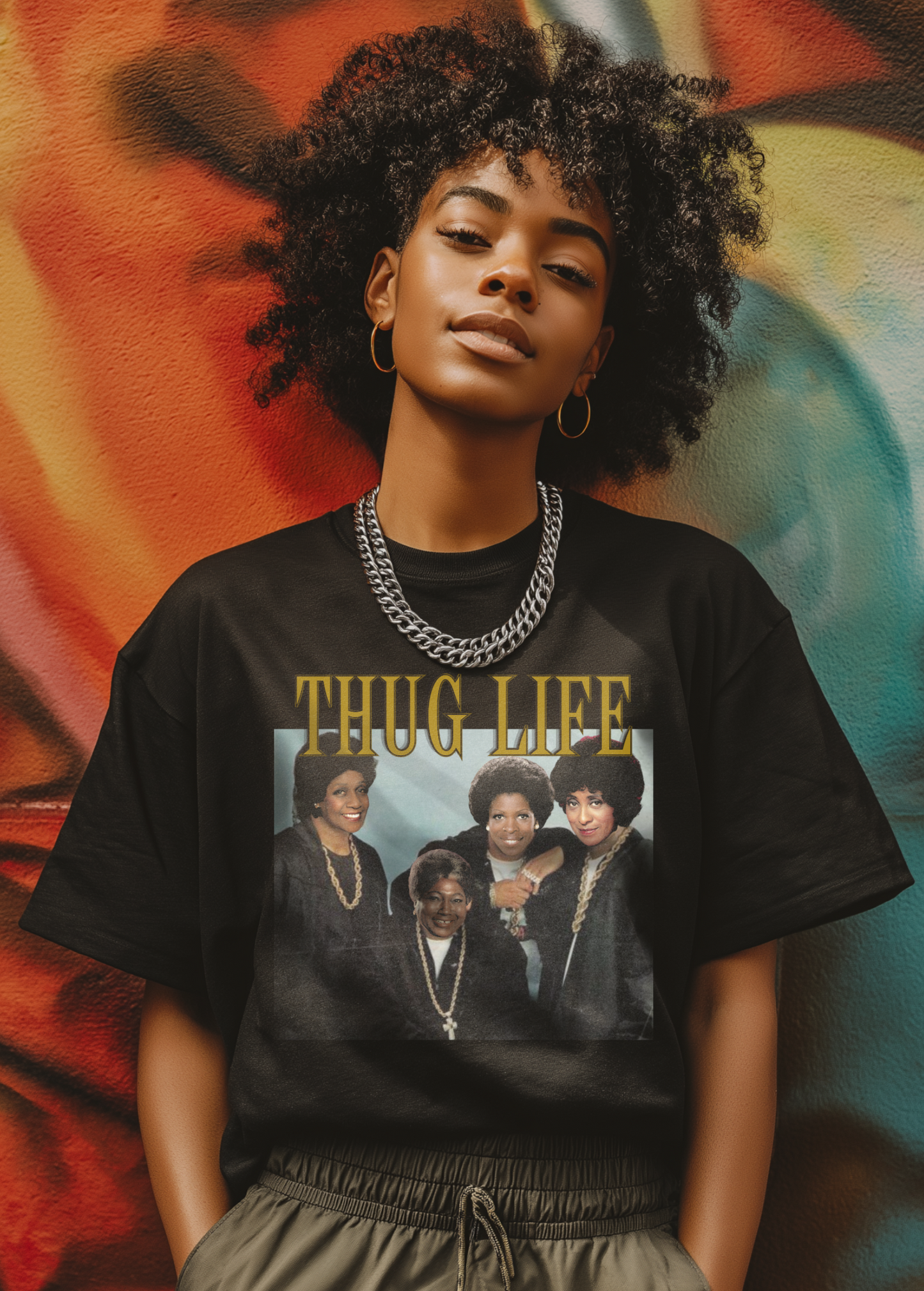 70s thug life tee
