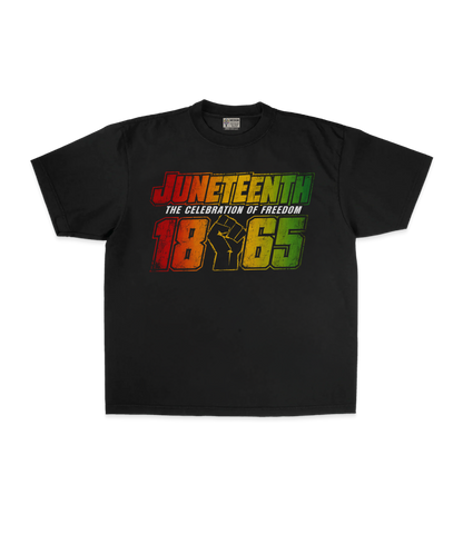 Distress juneteenth 1865 tee