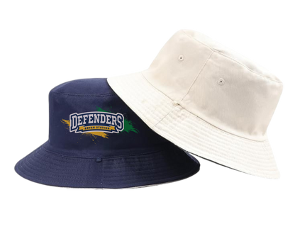 reversible defenders bucket hat (Navy/Beige)