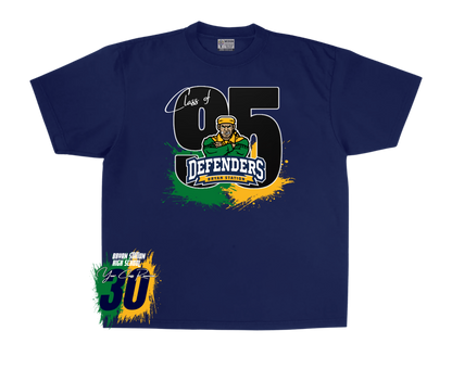 B.S 30 year class reunion tee( front print olny )