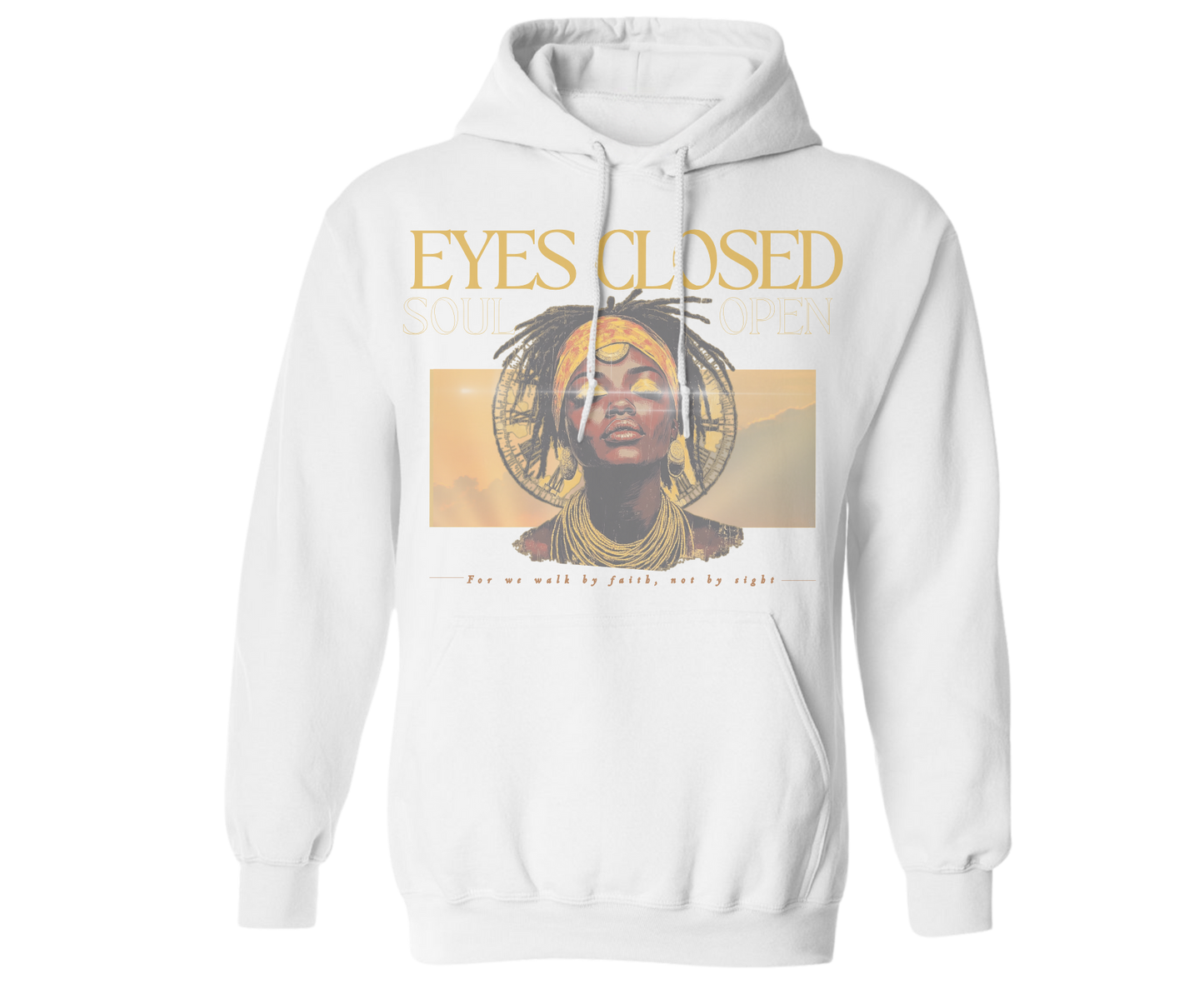 eyes closed hood
