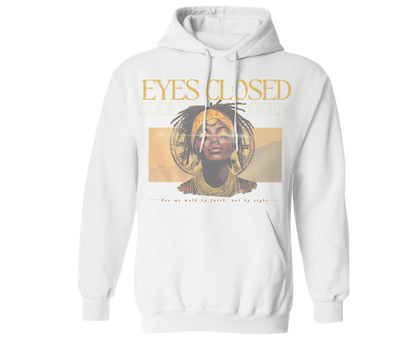 eyes closed hood