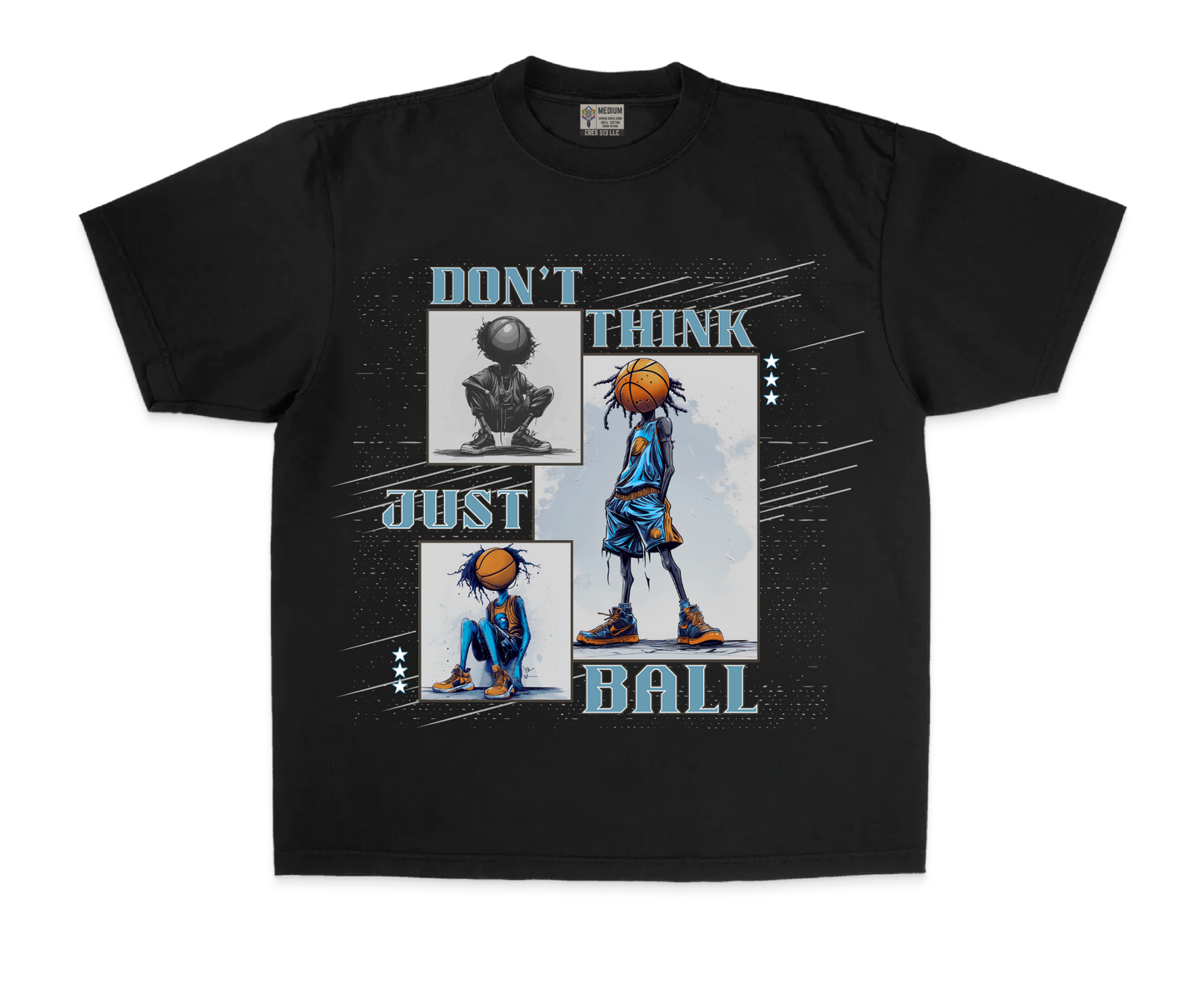 dont think just ball tee