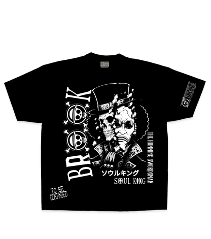 Blk/white two faces brook tee