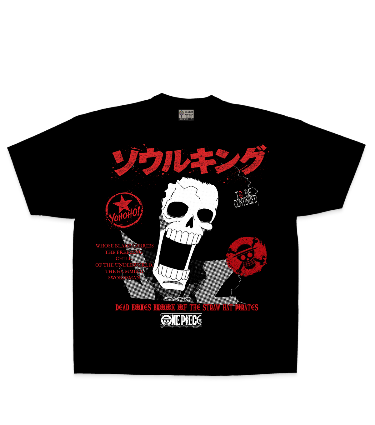 Red One Piece Soul King Tee