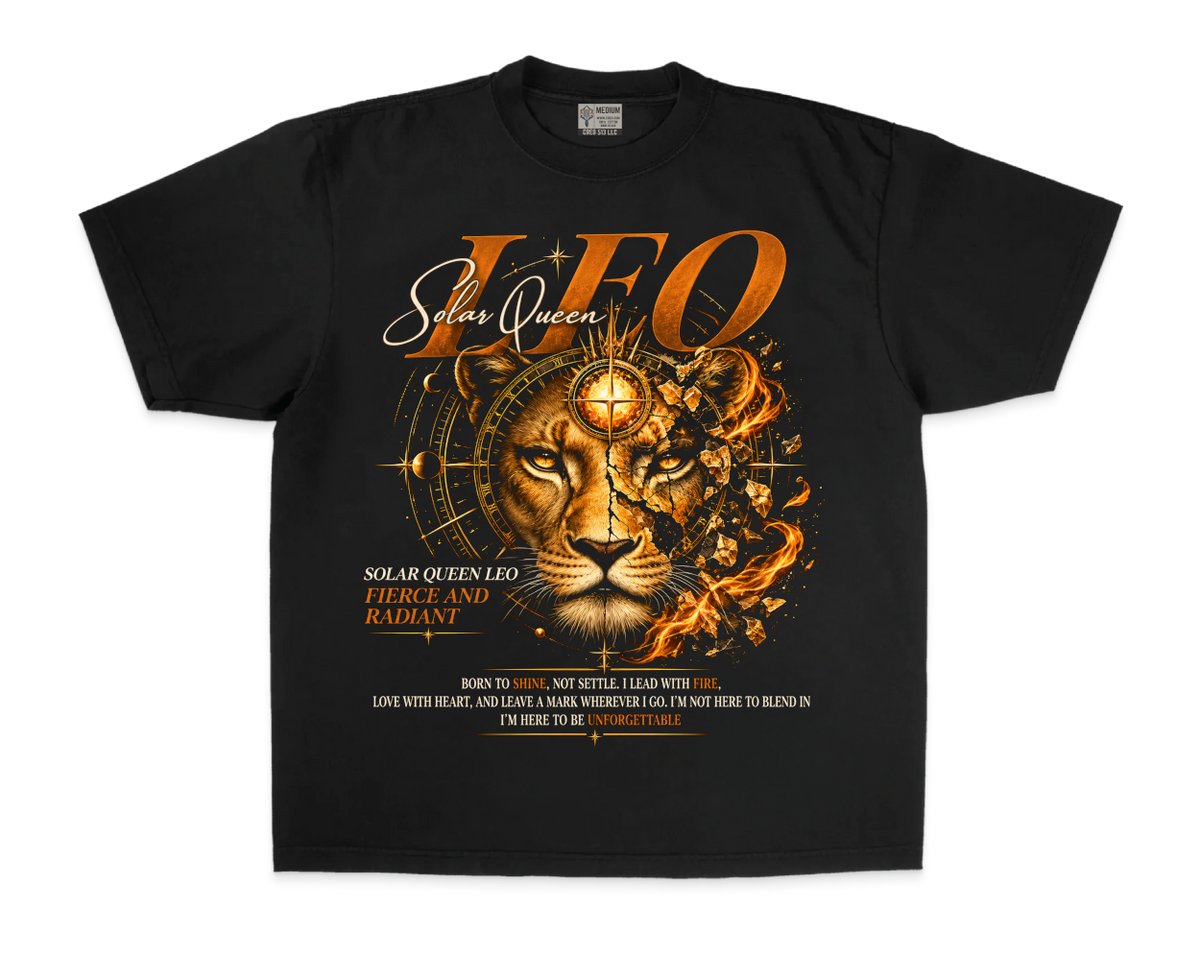 Hers solar queen leo tee
