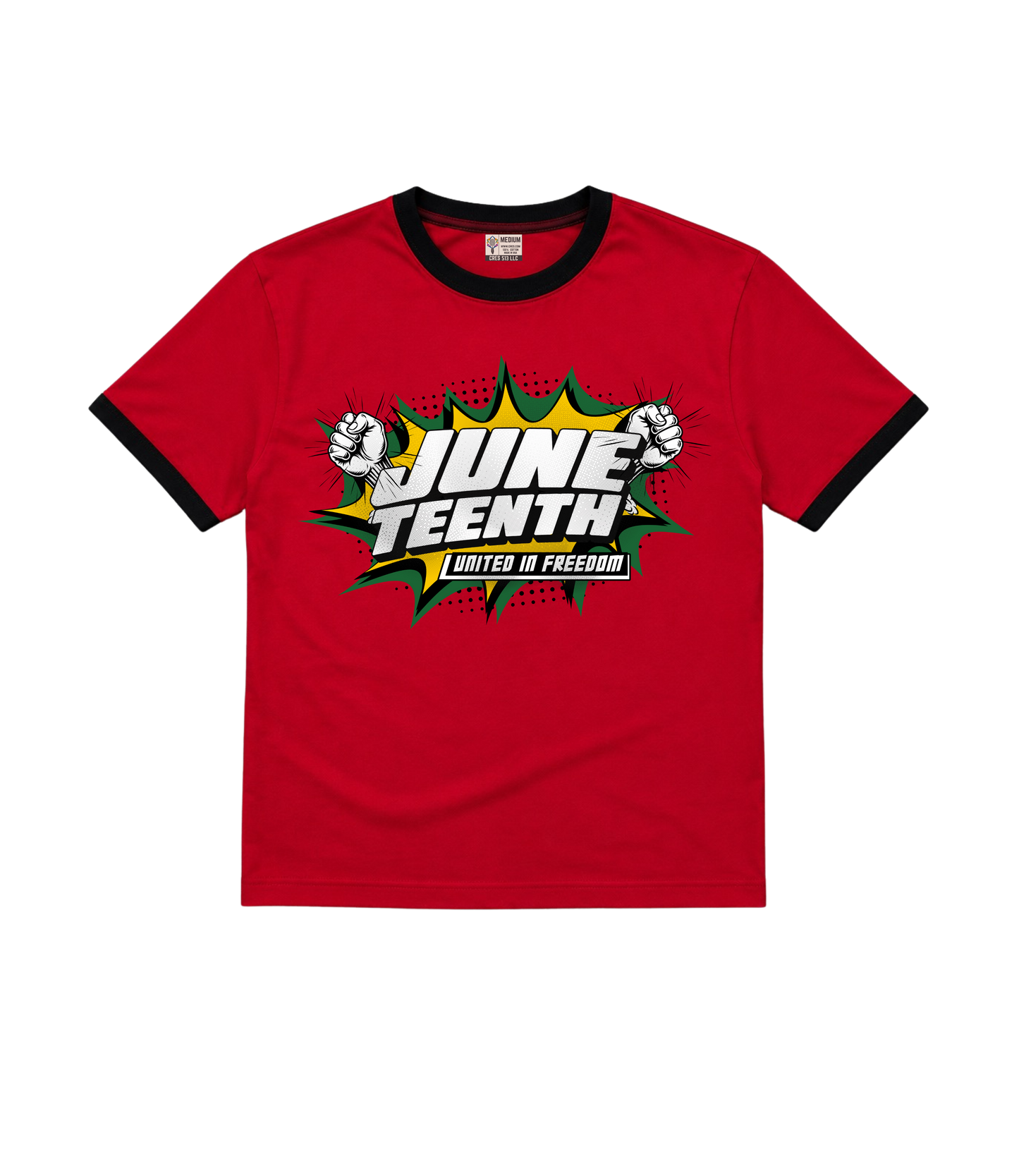 Juneteenth: United In Freedom Ringer Tee