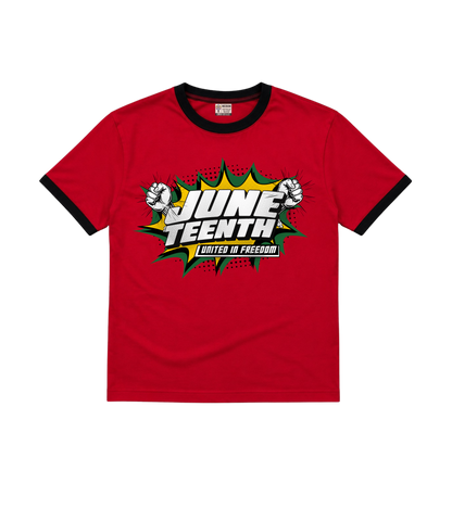 Juneteenth: United In Freedom Ringer Tee