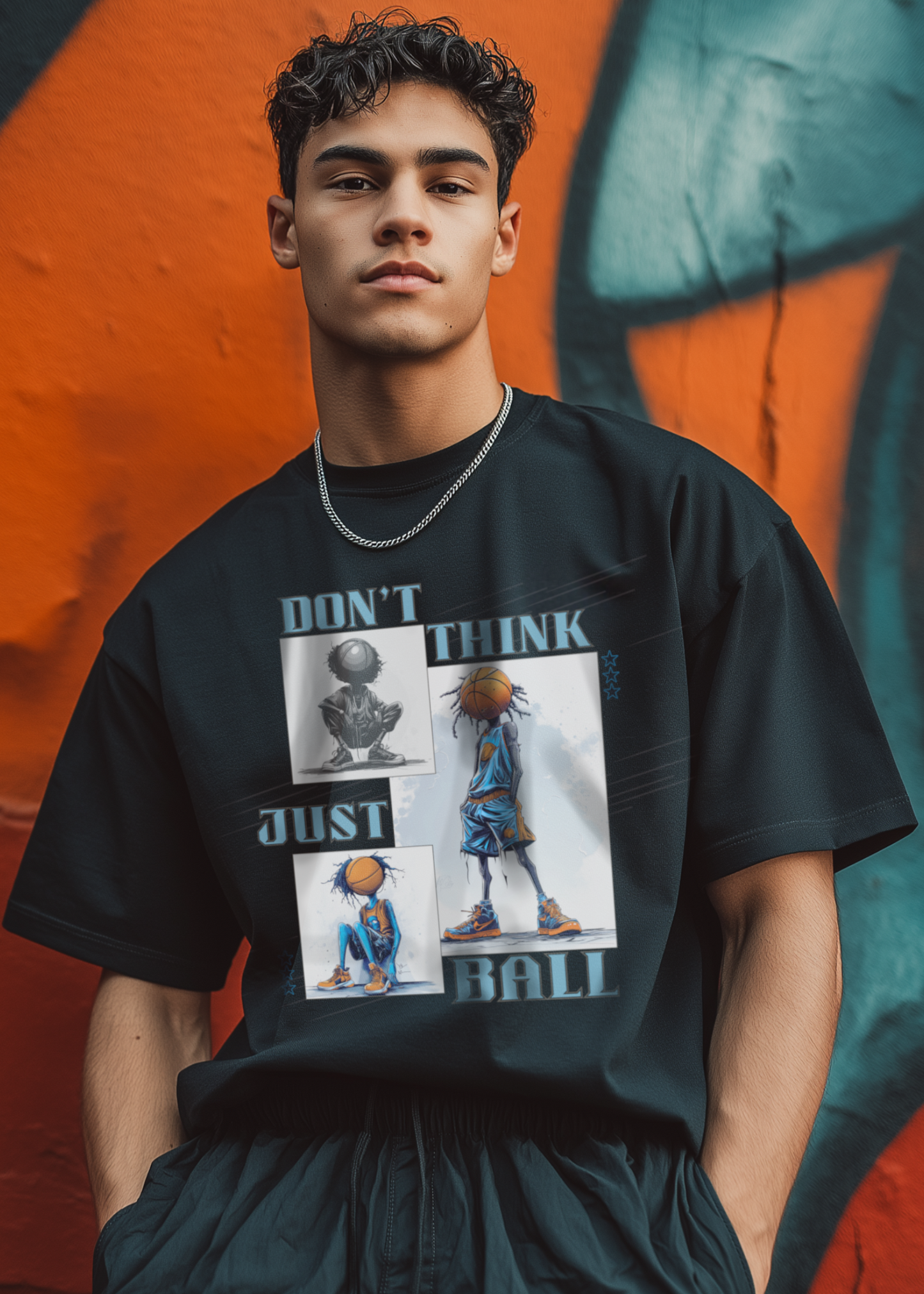 dont think just ball tee