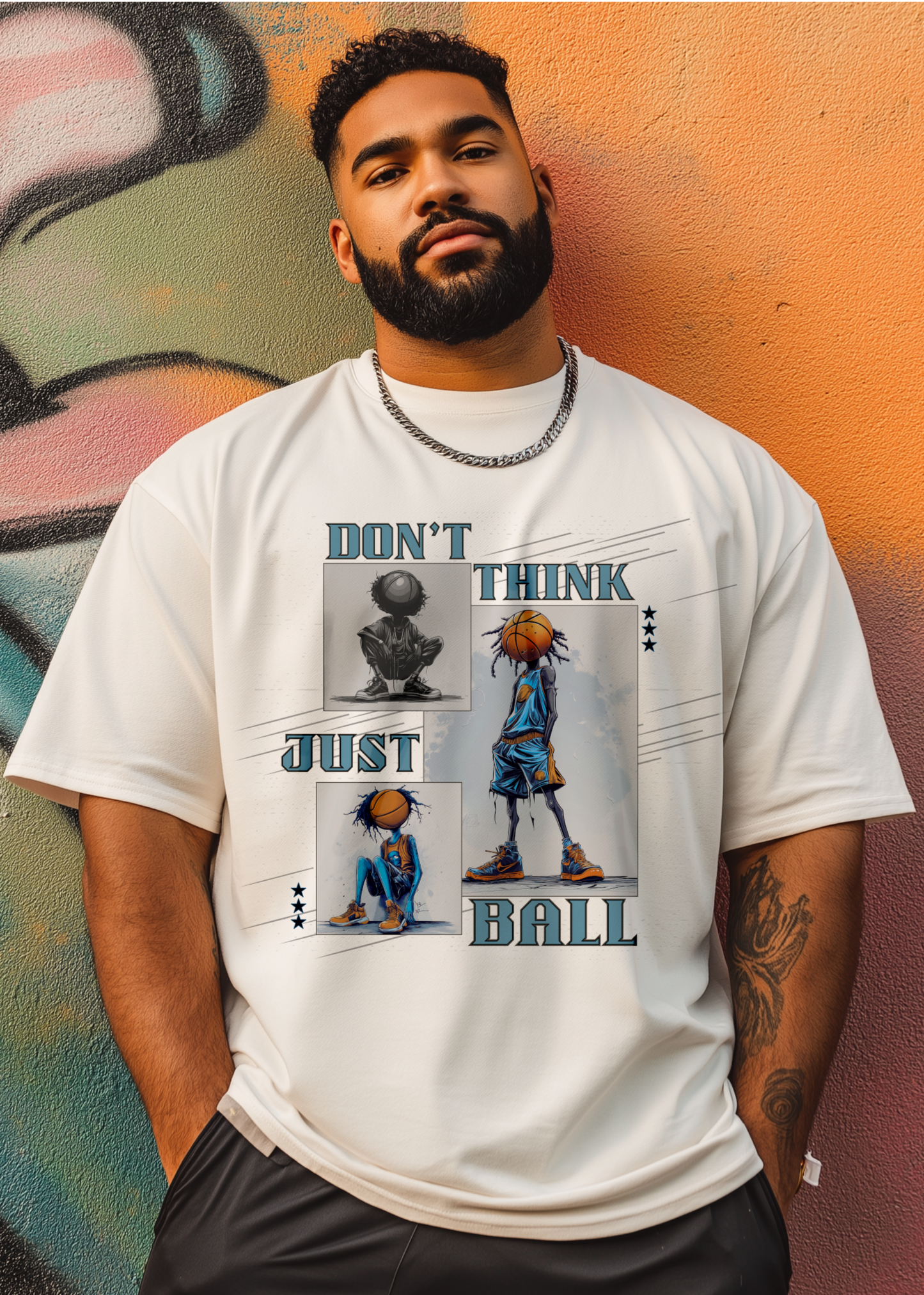 dont think just ball tee