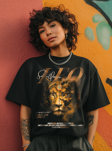 Hers solar queen leo tee
